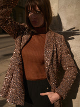 Mmsia Lala Blazer (618 Light brown)