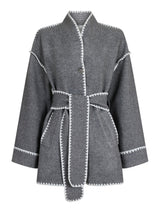 Frenchie Wool Jacket (107 DARK GREY MELANGE)