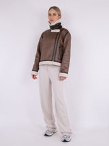 Sadie Teddy Jacket (210 BROWN)