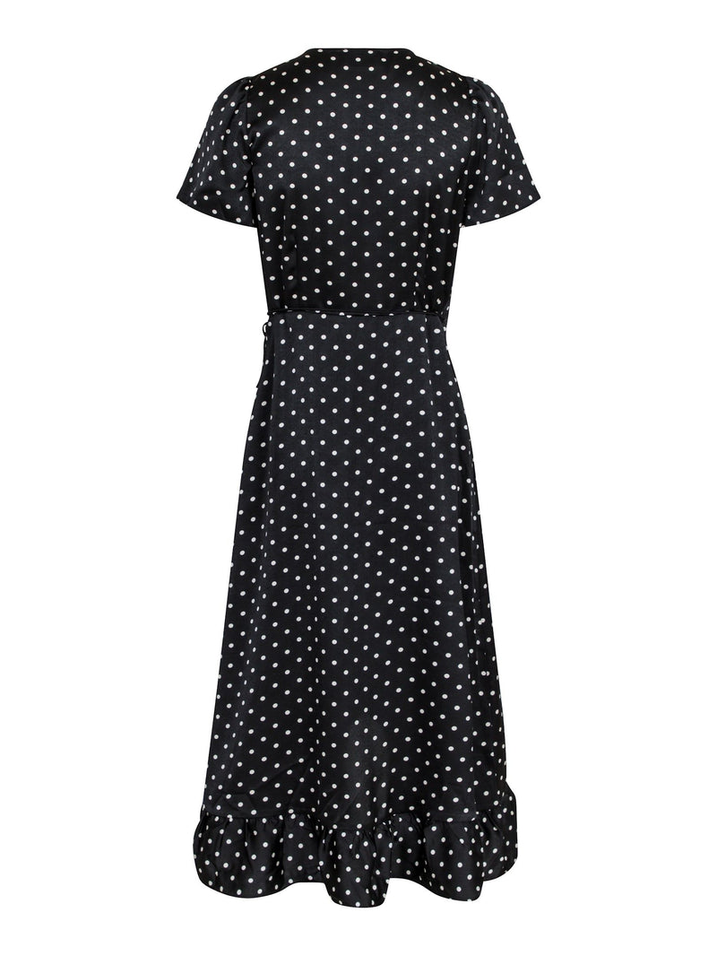 Hikoki Dot Dress (100 Black)