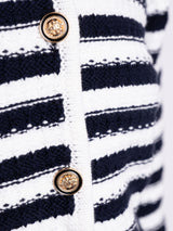 Limone Stripe Knit Jacket (767 Navy/White)