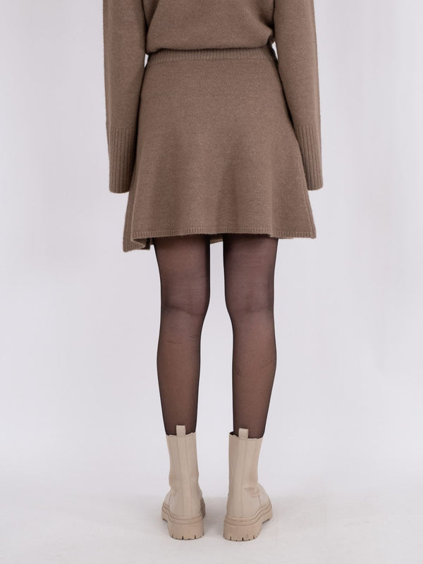 Gisa Knit Skirt (306 Dusty Brown)