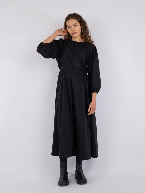 Eymi Poplin Dress (BLACK)