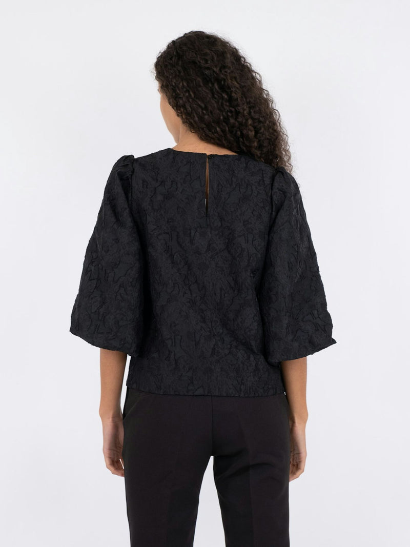 Lava Brocade Blouse (100 Black)