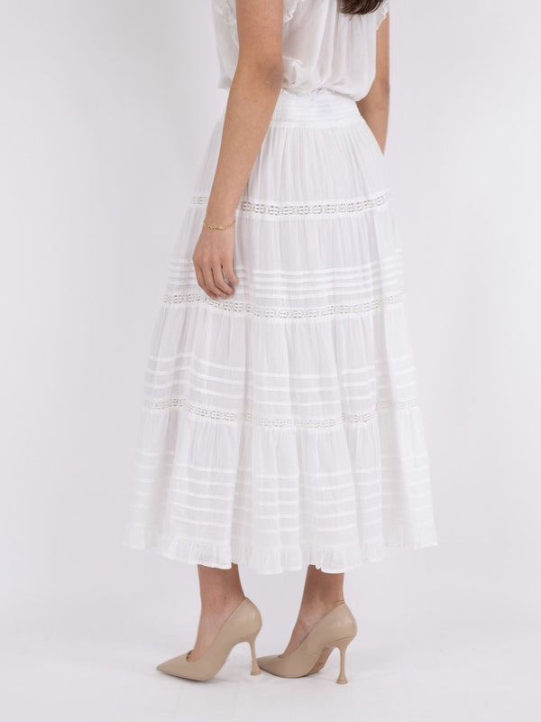 Felicia S Voile Skirt (120 White)