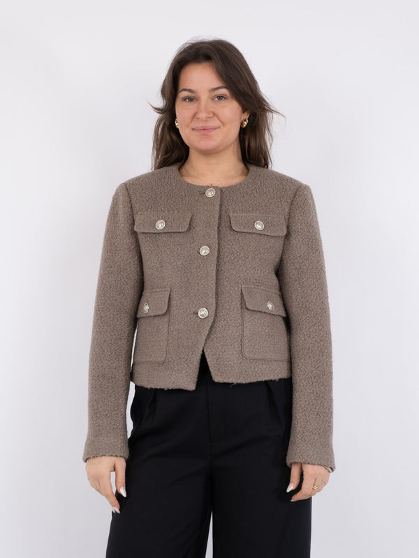 Holly Structure Jacket (189 Warm Grey)