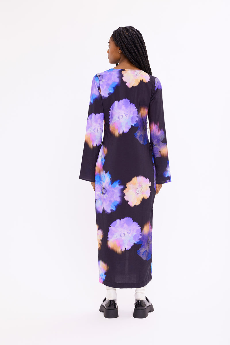 ENBADGER LS DRESS AOP 7069 (SPACE FLOWER)