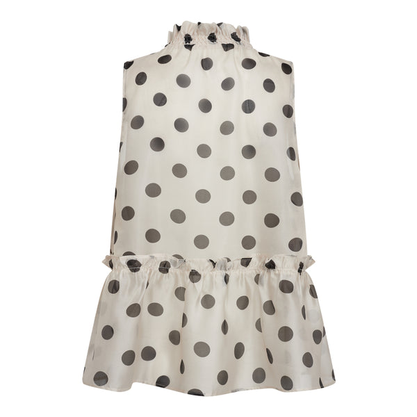 Drewcc Dot Halterneck Top (96 Black)