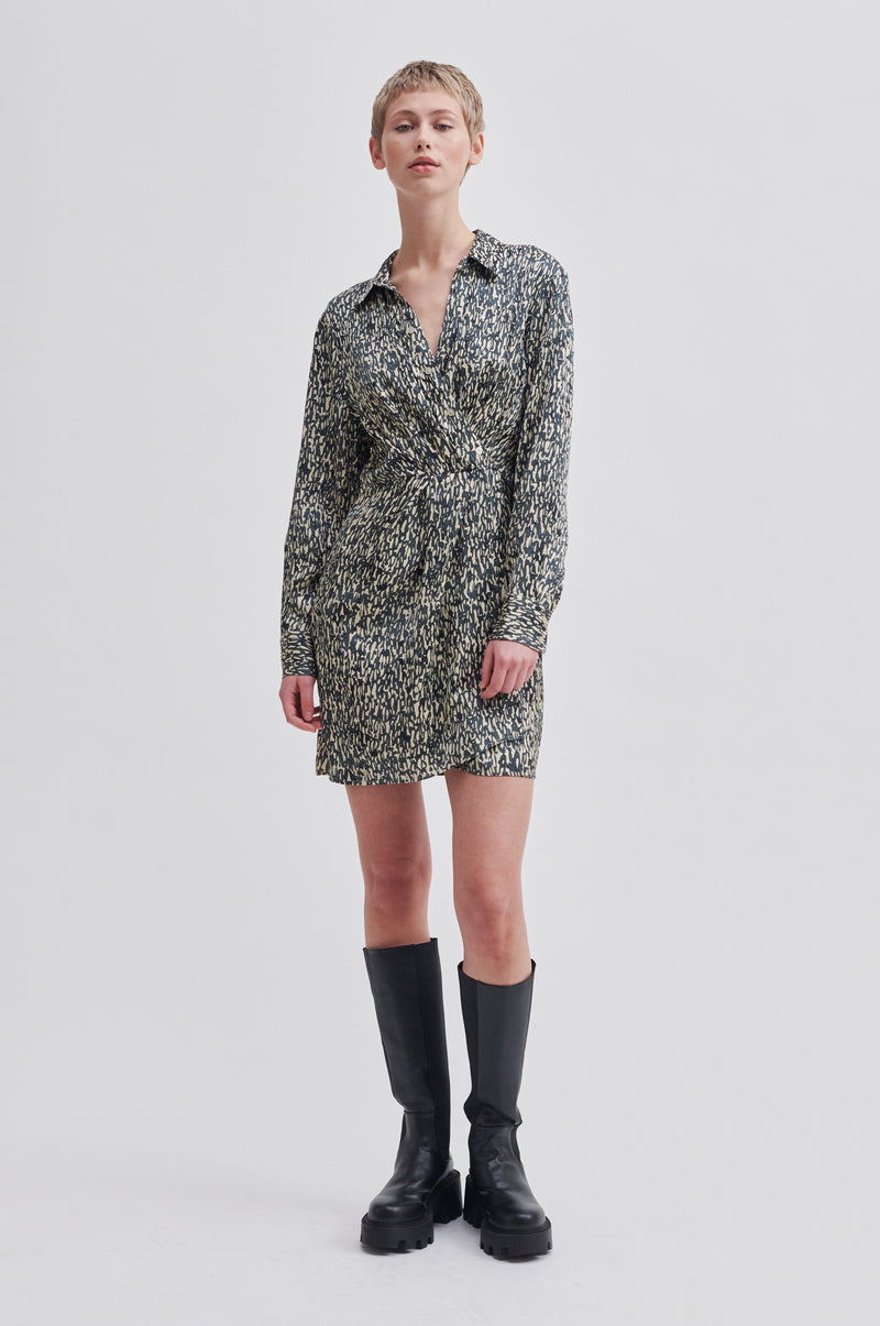 Luna Dress (7036 Woodland Gray)
