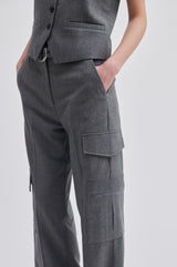 Holsye Cargo Trousers (7002 Grey Melange)