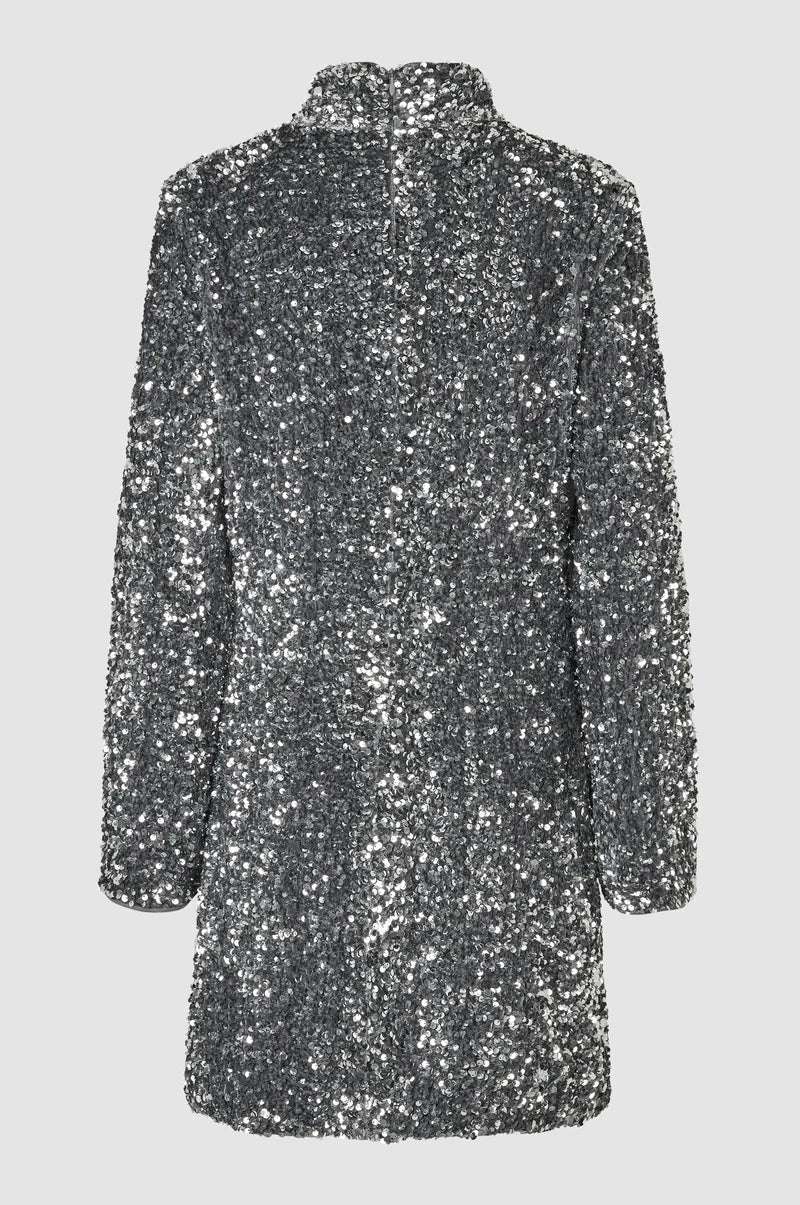 Shimmer Slim Dress (7019 Silver)