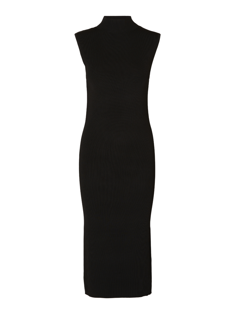 SLFCARO SL KNIT DRESS (BLACK)