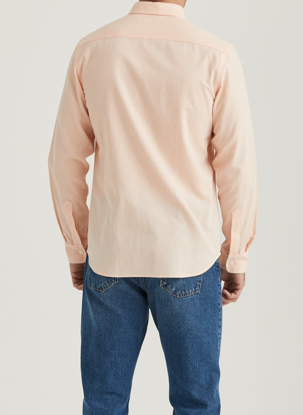 Pinpoint Oxford Shirt - Slim Fit (21 Orange)