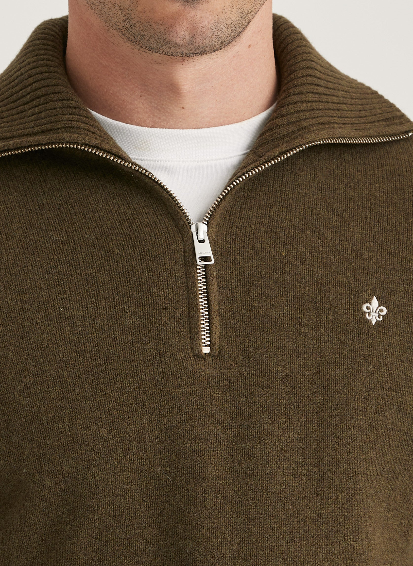 Hertford Half Zip (77 Olive)