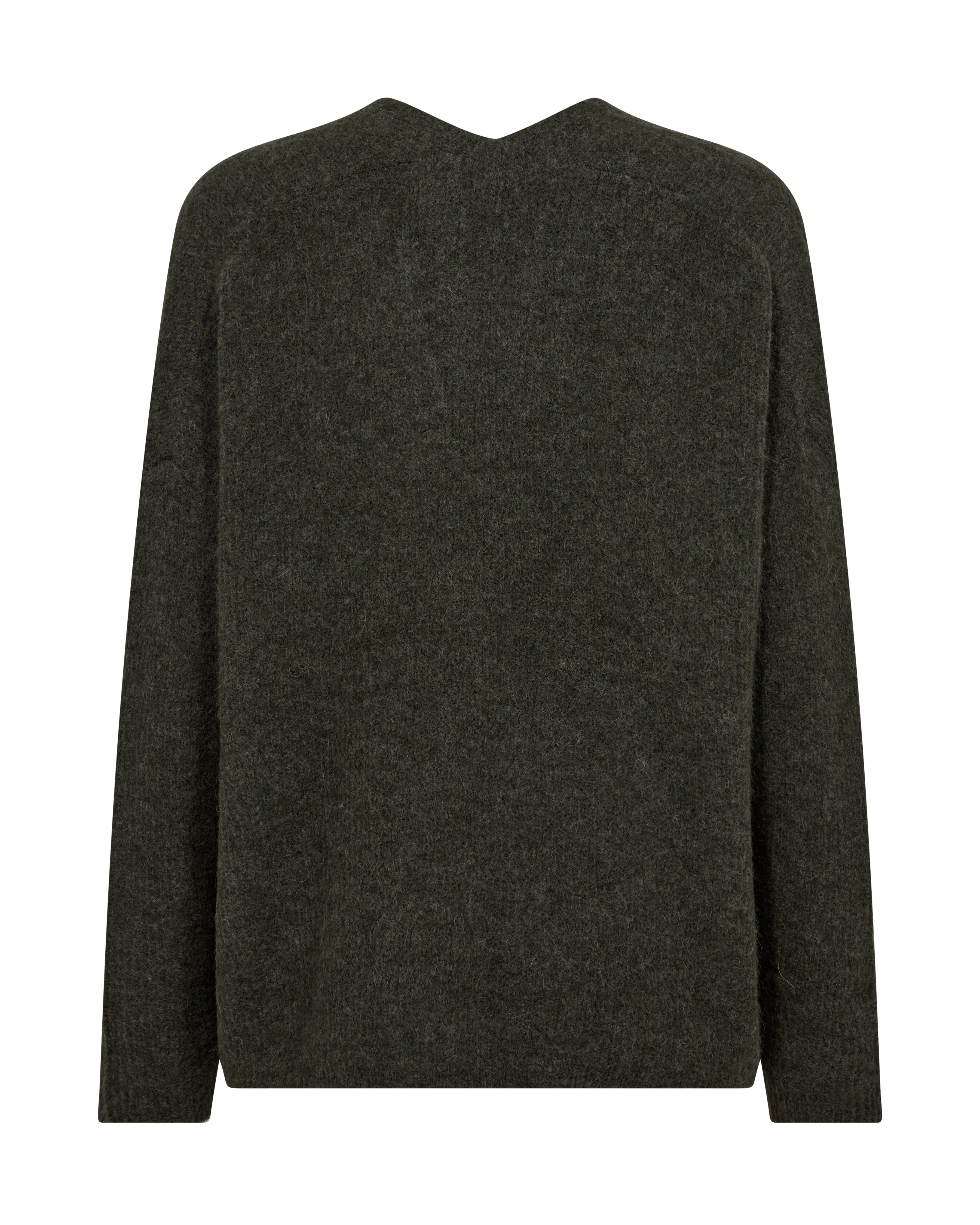 Mmthora V-Neck Knit. (507 Grape Leaf)