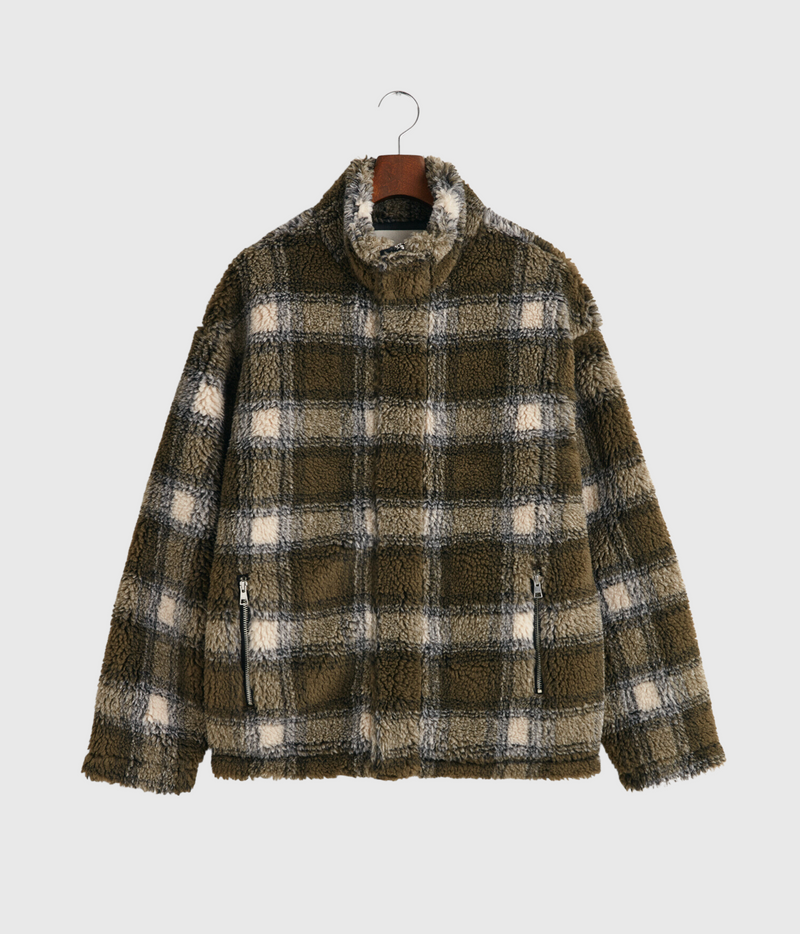 CHECK FLEECE FULL ZIP (105 MULTICOLOR)