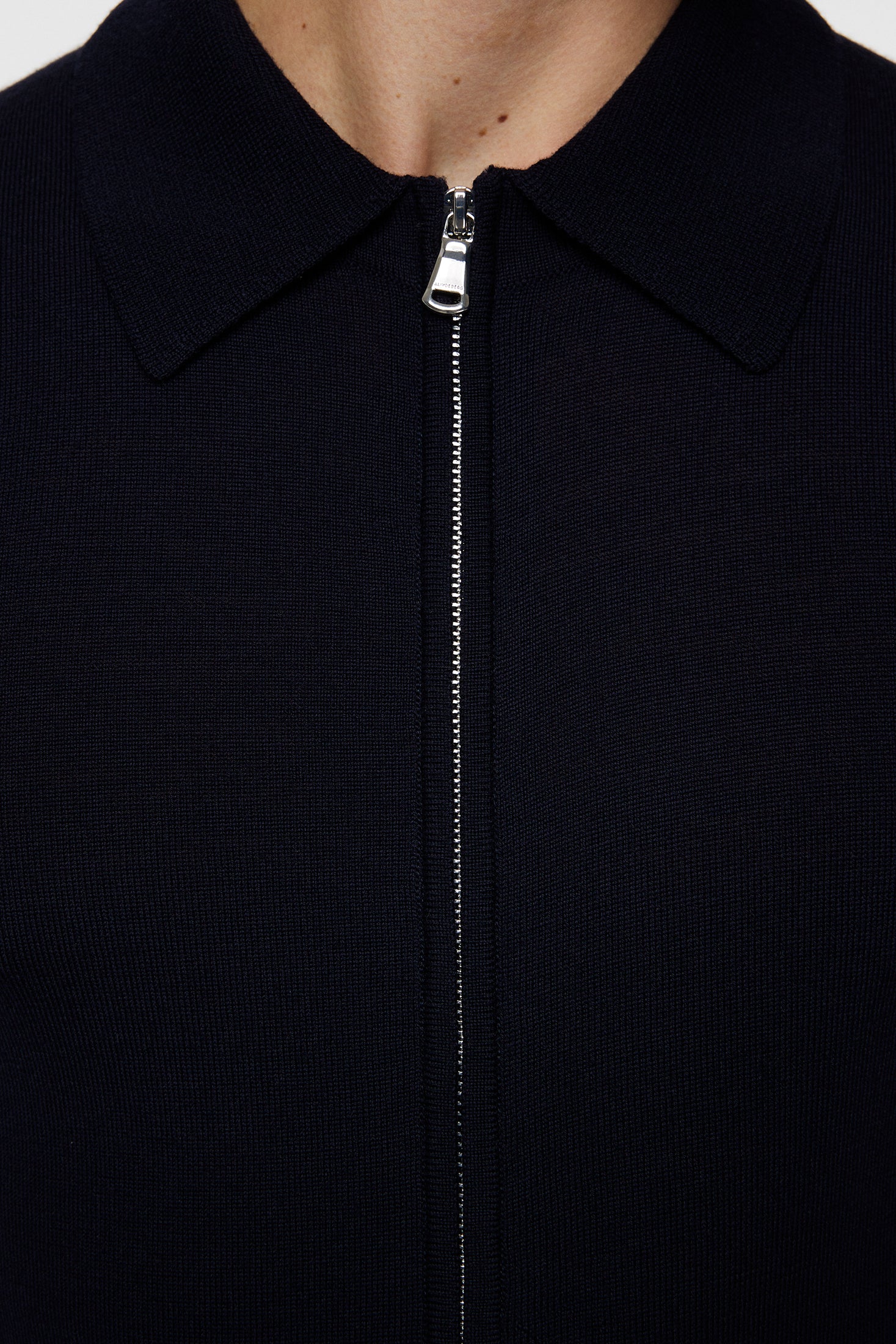 Kaleb Merino Zip Cardigan (6855 JL Navy)