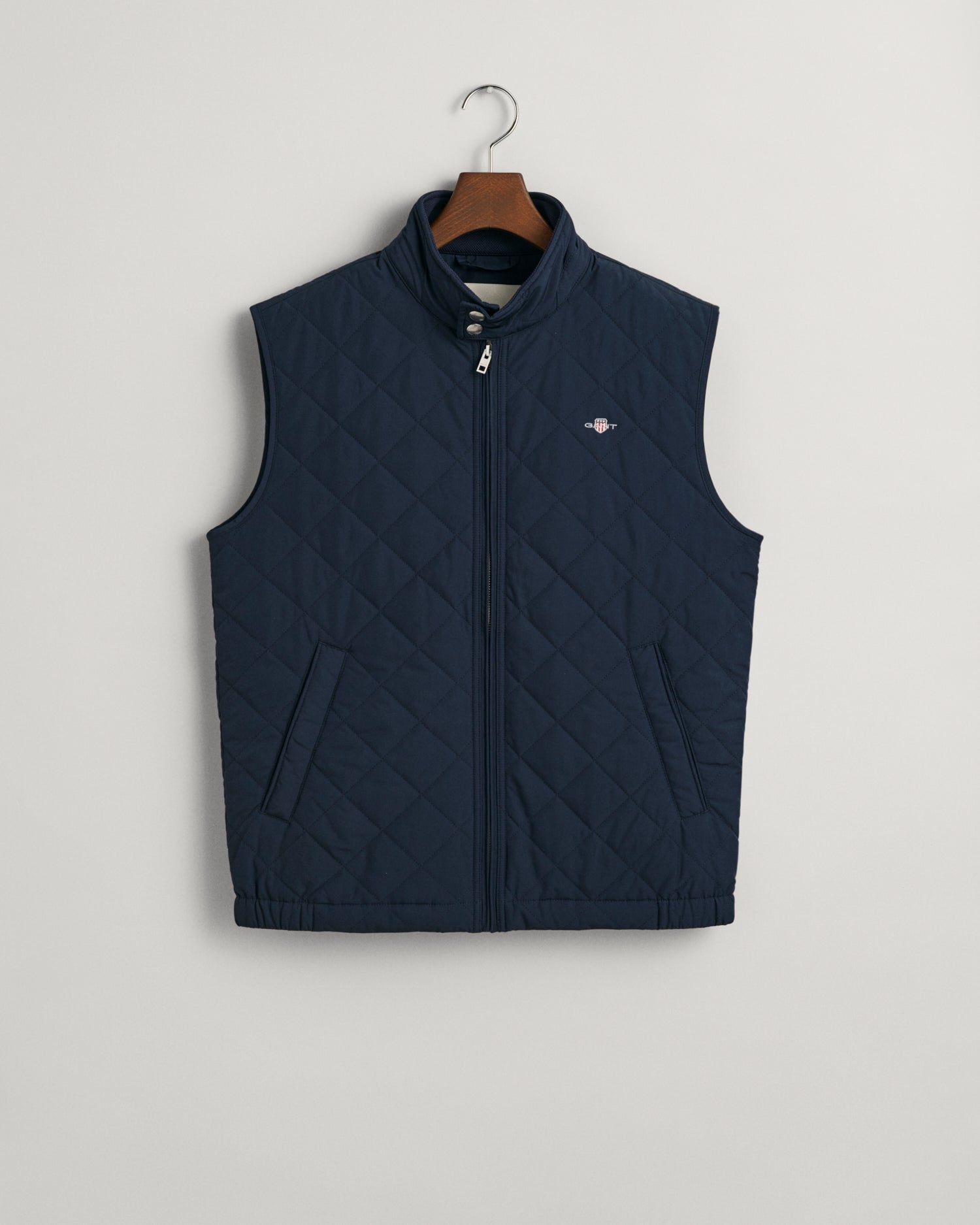 QUILTED WINDCHEATER VEST (433 EVENING BLUE)