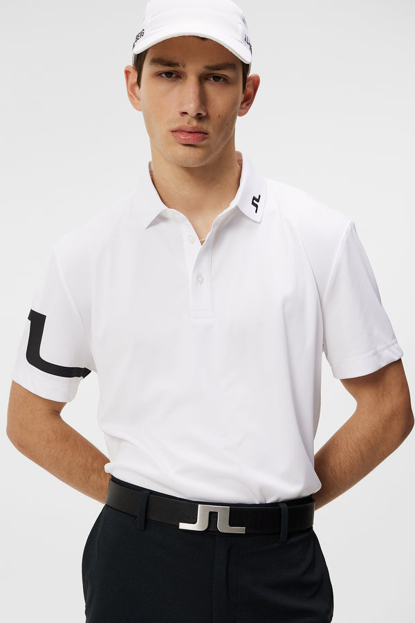 Heath Regular Fit Golf Polo (0000 White)