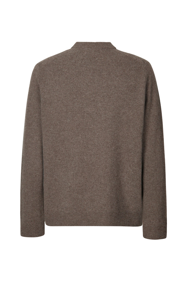 ISAK KNIT SWEATER 15010 (190810TCX MAJOR BROWN)