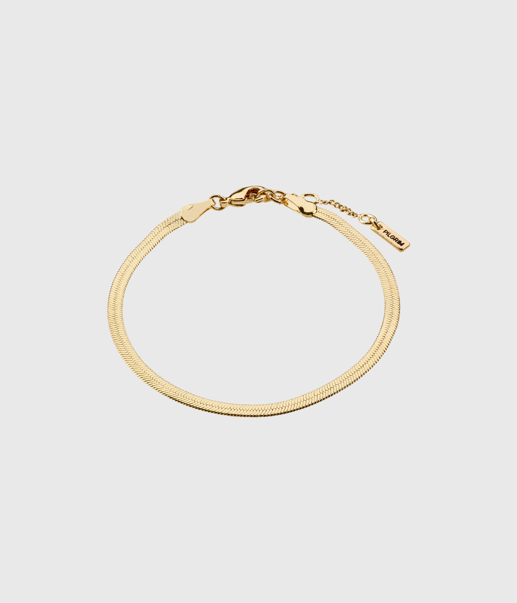 JOANNA Recycled Flat Snake Chain Bracelet Gold-Plated (gold-plated)