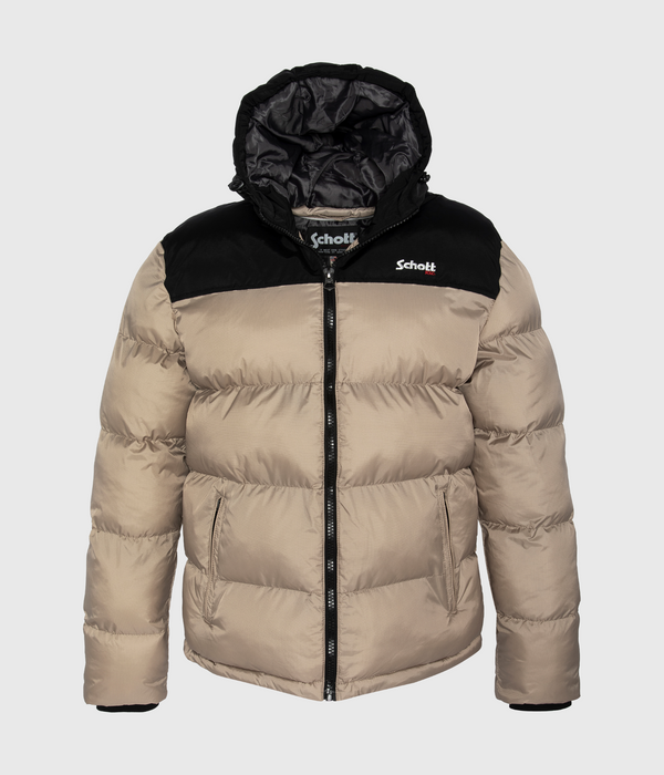 Jacket Hood Empiecements (Beige)