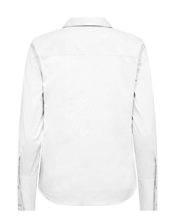 Mmsybel Satin Shirt (101 white)