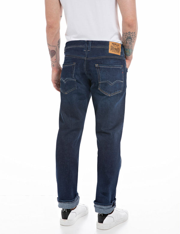 Trousers ROCCO 99 Denim (007 DARK BLUE Raw/rinsed wash tone)