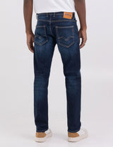 Trousers GROVER 573 BIO, Sustainable (007 DARK BLUE dark wash tone)