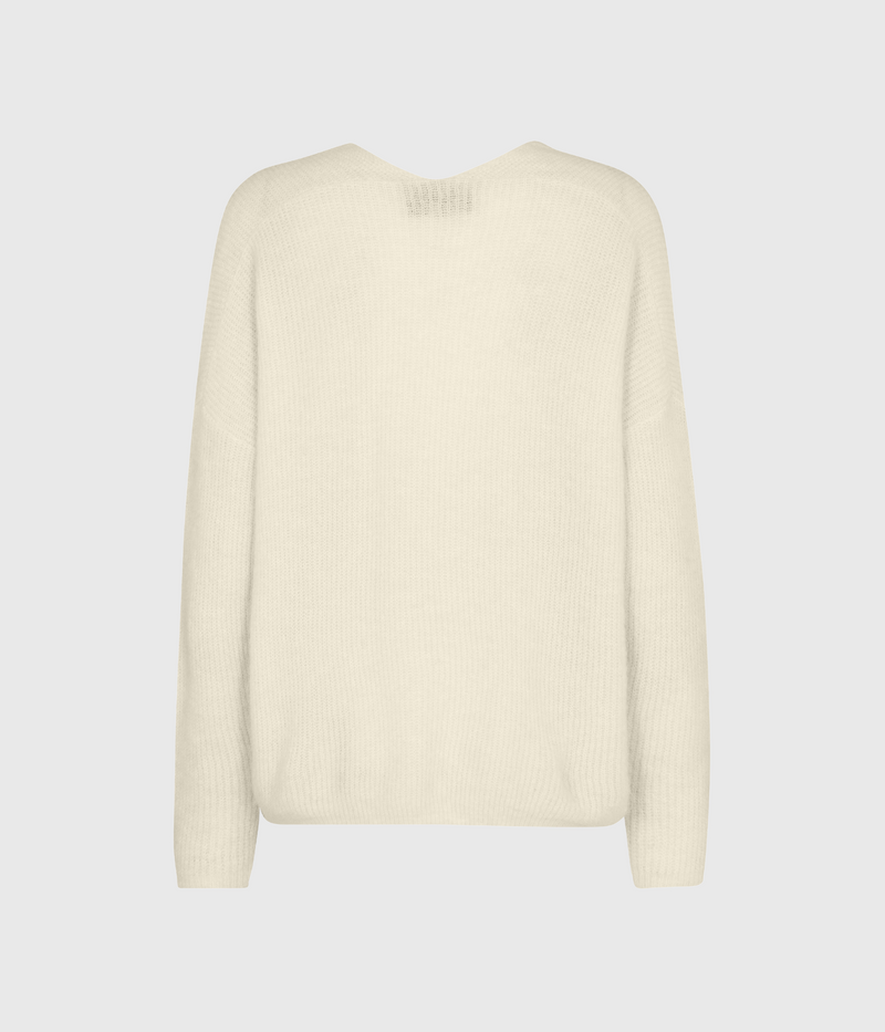 Mmthora V-Neck Knit (ecru)