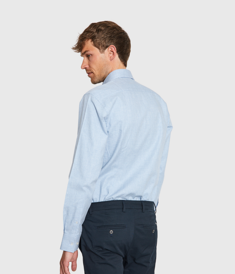 BS Filippo Slim Fit Shirt (Light Blue)