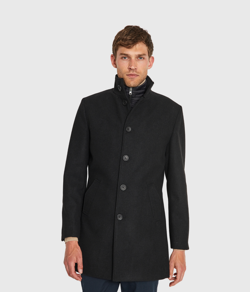BS Ontario Slim Fit Coat (BLACK)