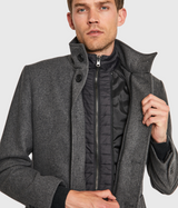 BS Ontario Slim Fit Coat (Dark Grey)