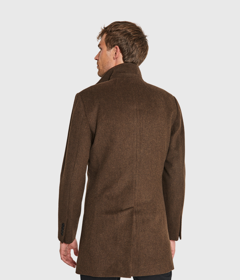BS Ontario Slim Fit Coat (BROWN)