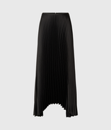 SLFTINA HW LONG PLISSE SKIRT B (BLACK)