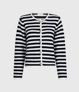 Limone Stripe Knit Jacket (767 Navy/White)