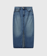 Mmmella Denim Skirt (447 Dark Blue)