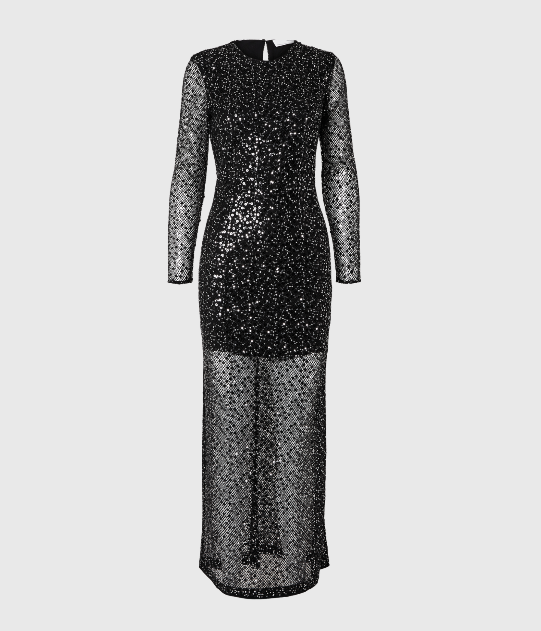 SLFNOEL LS ANKLE SEQUINS DRESS EX (Black)