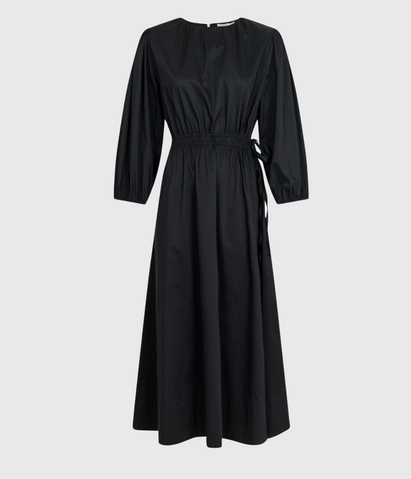 Eymi Poplin Dress (BLACK)