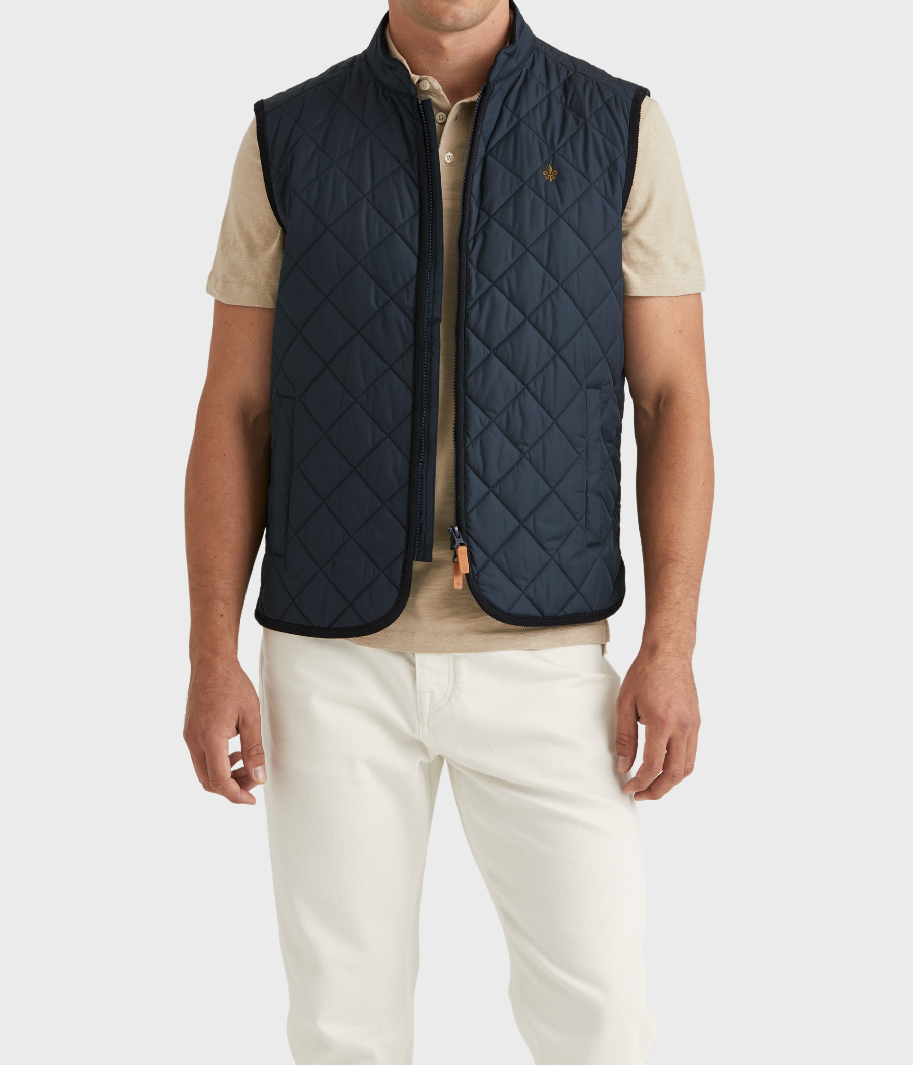 Teddy Quilted Vest (59 Old Blue)