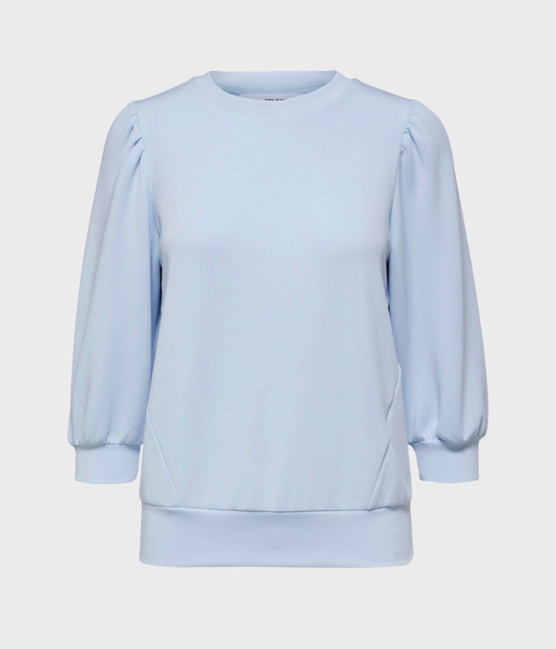 SLFTENNY 3/4 SWEAT TOP NOOS (CASHMERE BLUE)