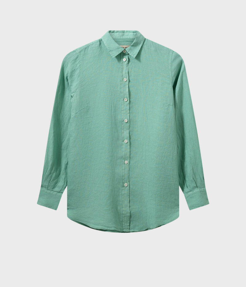 Mmkarli Linen Shirt (762 Wasabi)