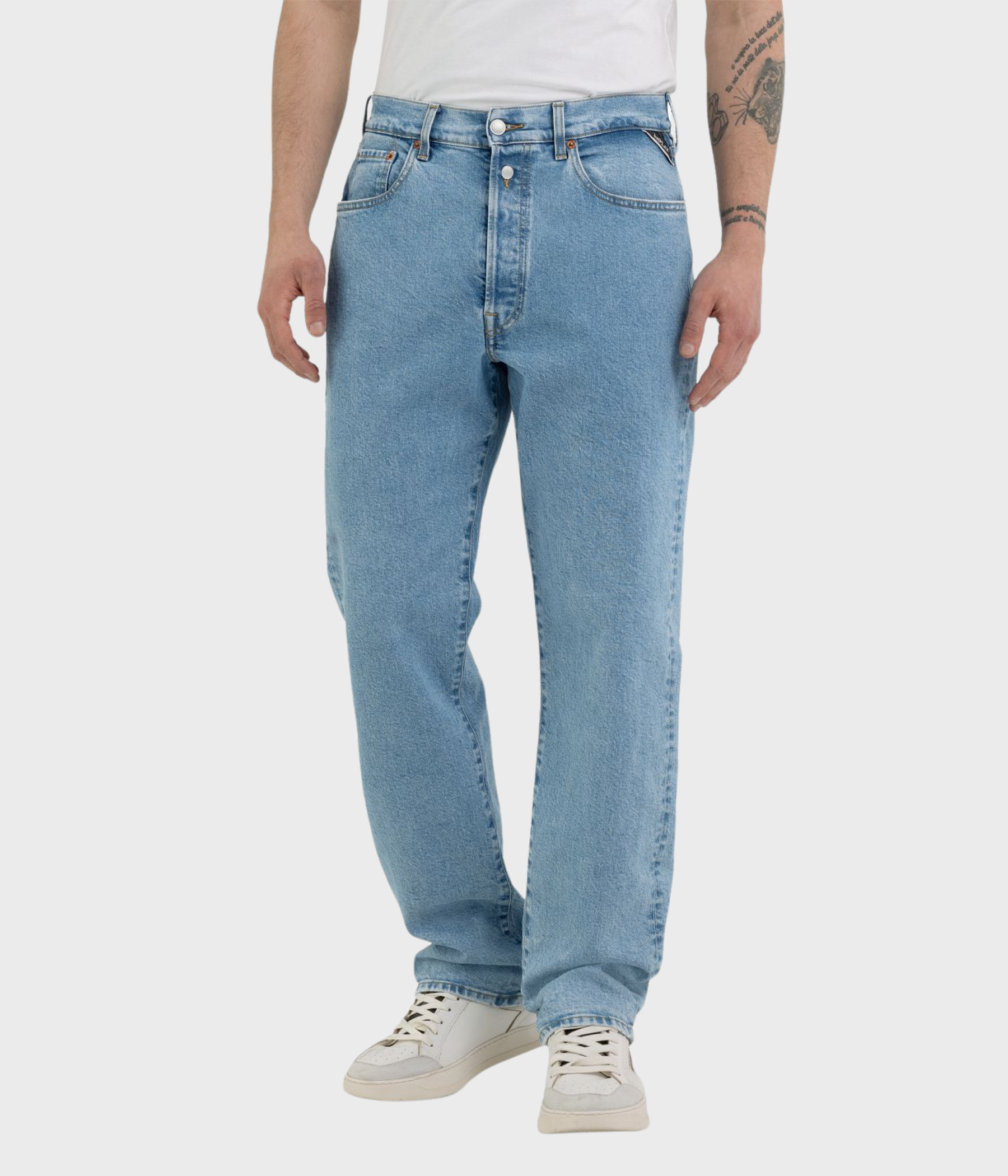 Trousers M9Z1 9ZERO1, Sustainable (010 LIGHT BLUE light wash tone)