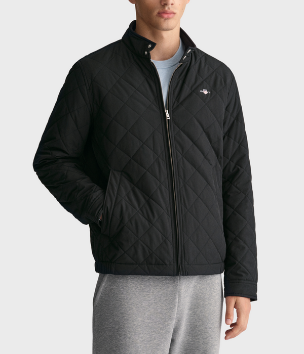 QUILTED WINDCHEATER (5BLACK)