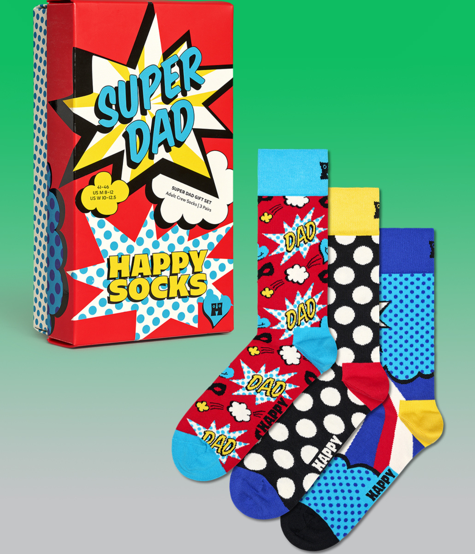 3-Pack Father's Day Socks Gift Set (4300)