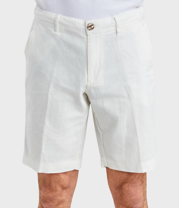 Linen Cotton Shorts (OFFWHITE)