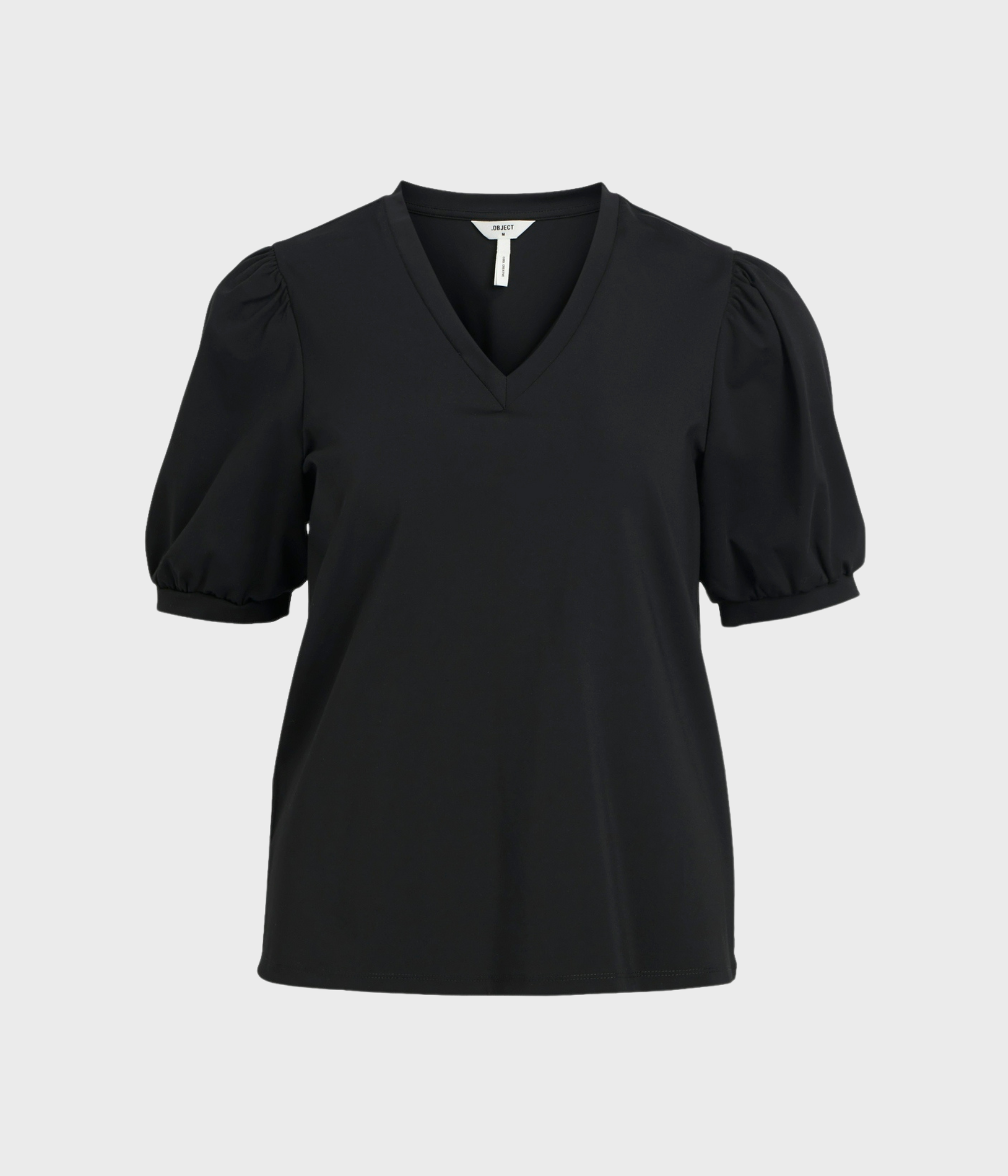 OBJCAROLINE S/S TOP NOOS (Black)