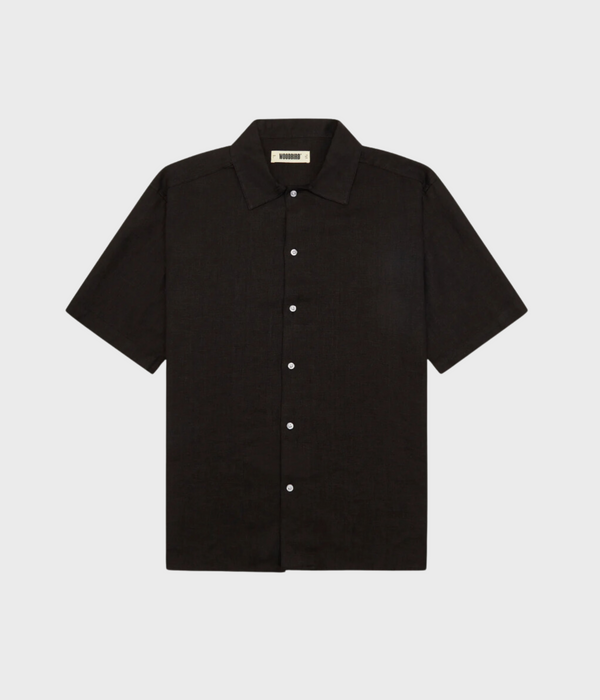 Wbbanks Linen Shirt (BLACK)