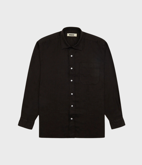 Wbyuzo Linen Shirt (BLACK)