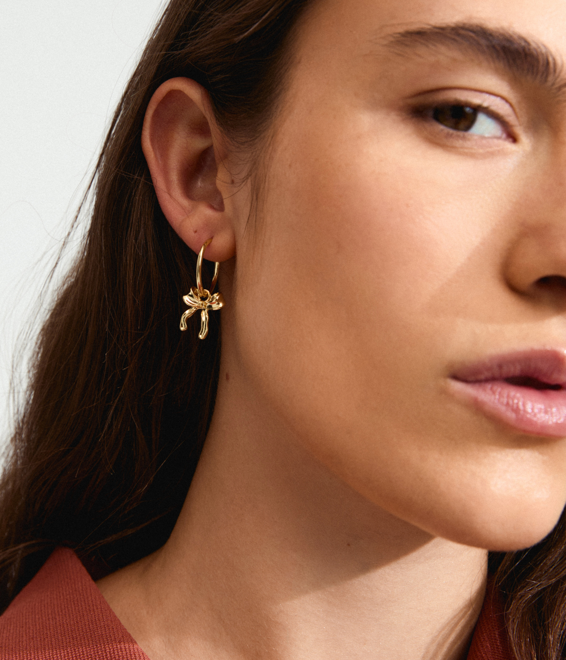 CASSIAN Hoop Earrings Gold-Plated (gold-plated)